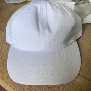 White belt backing Hat